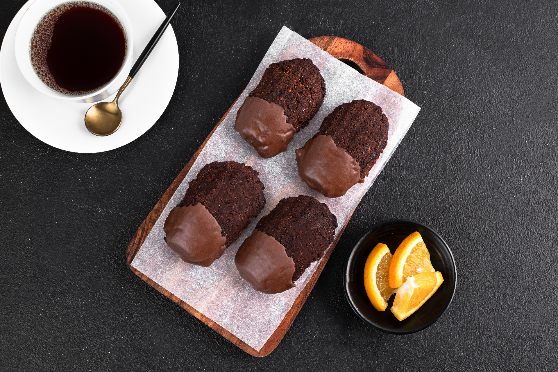 Orange & Chocolate Madeleines