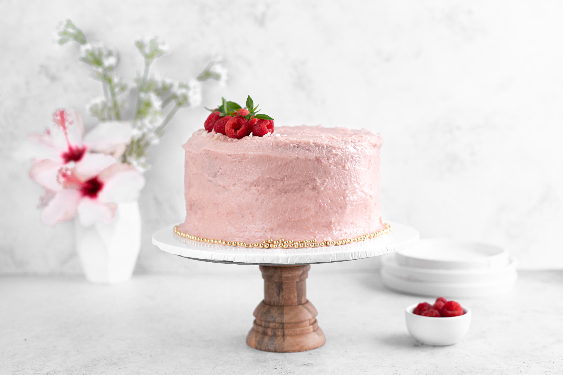 Lemon Raspberry Cake