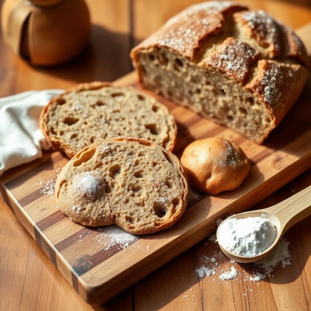 Gluten-free miniloaves made with alternative flours