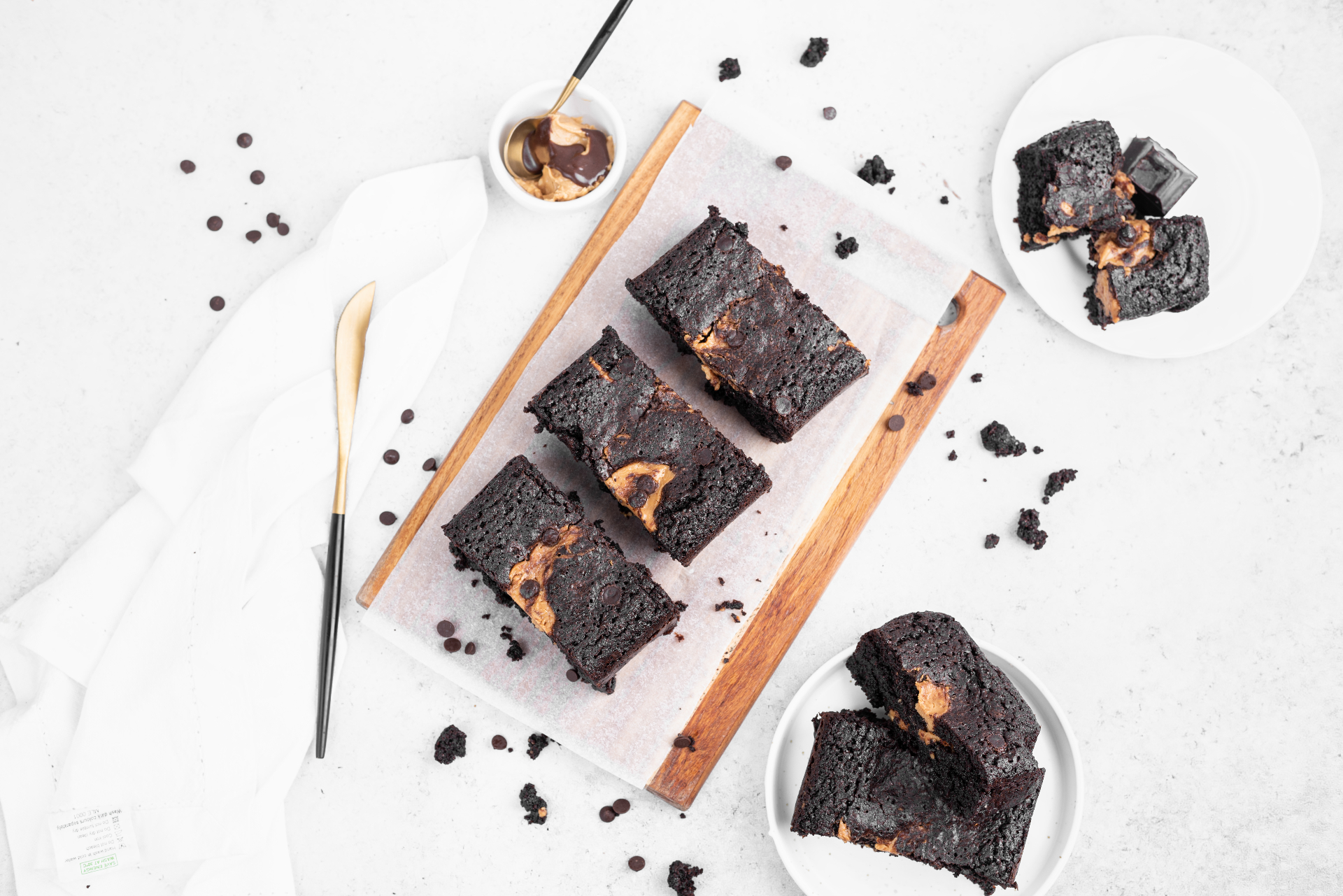 Peanut Butter Brownies