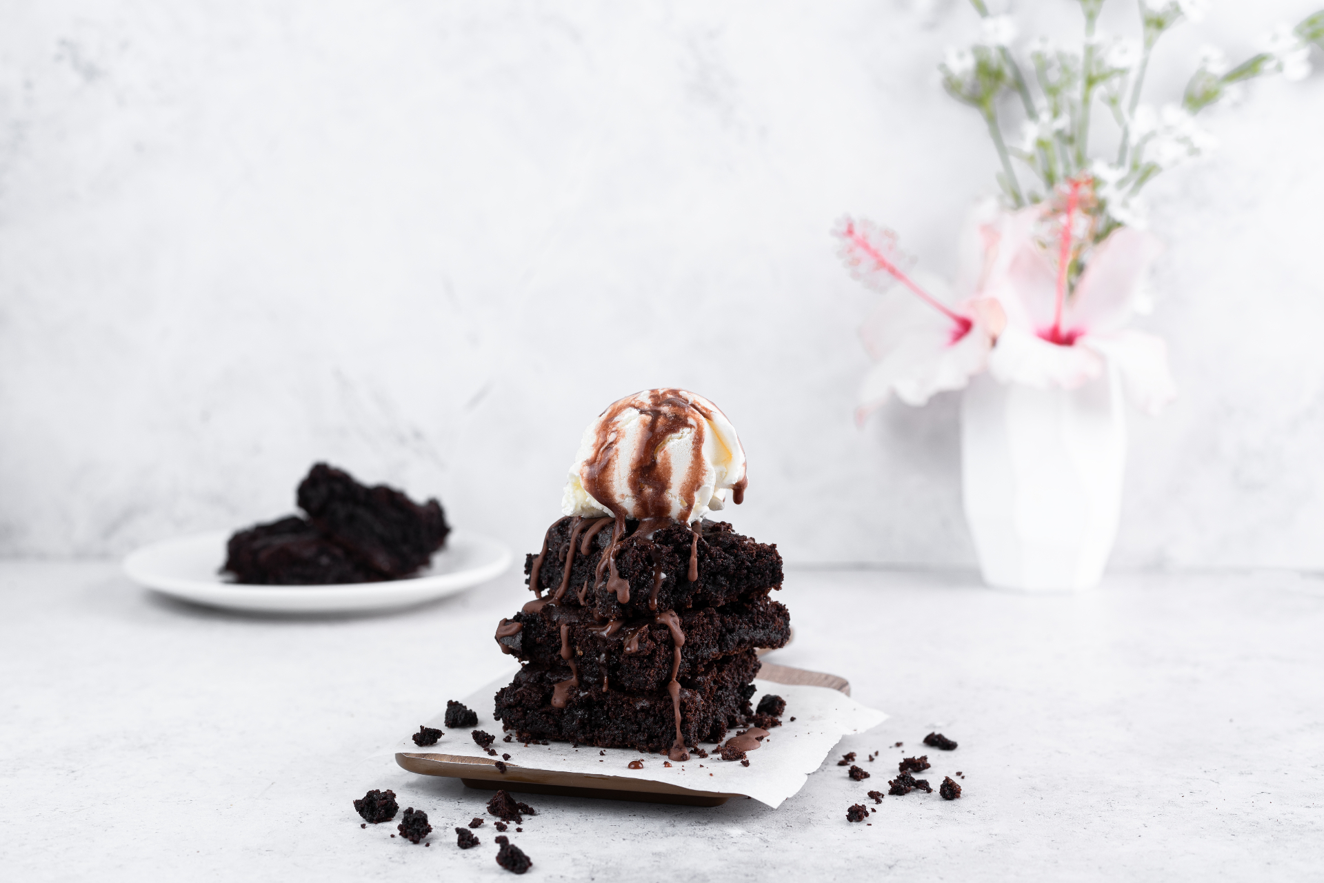 Glazed Chocolate Brownies