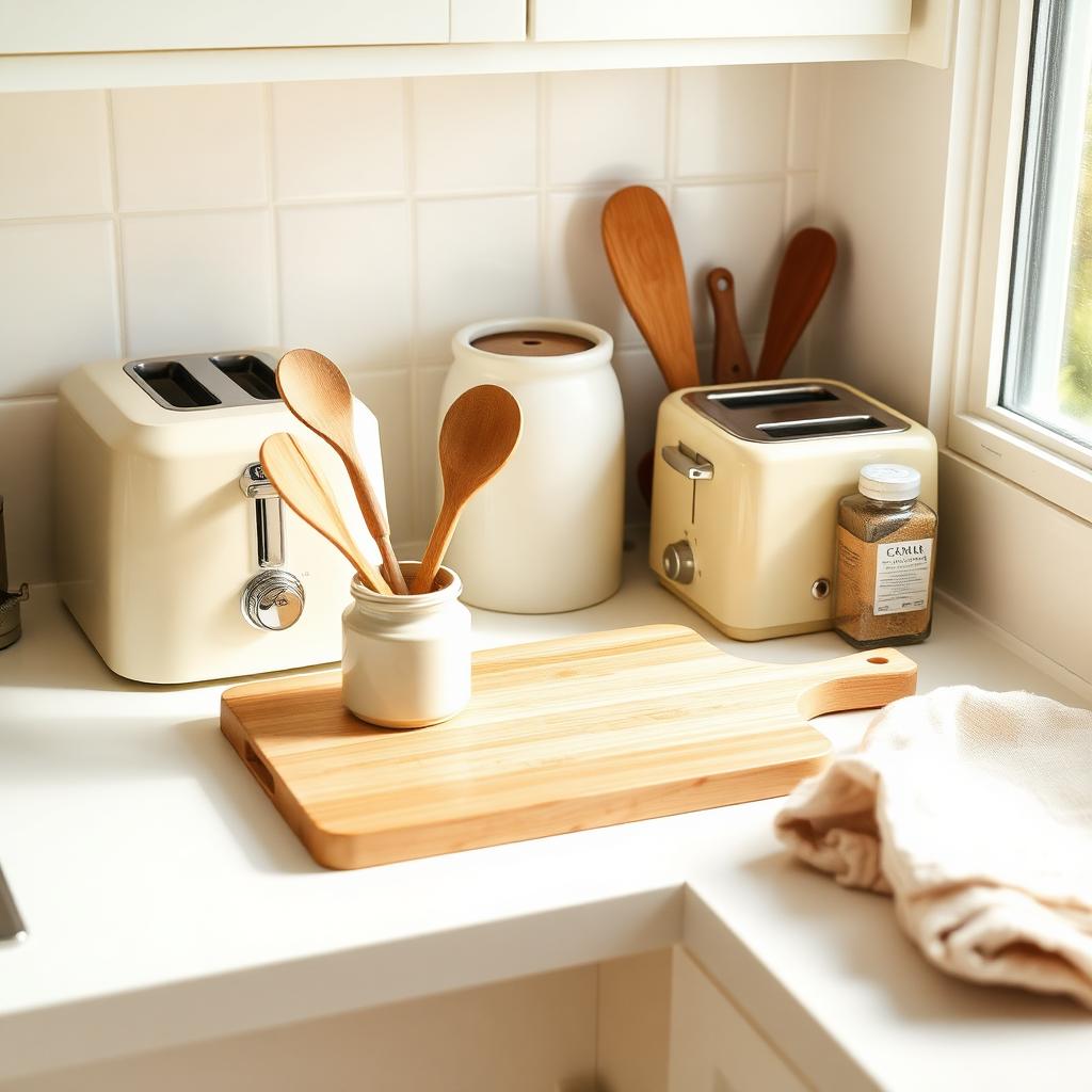 Dedicated gluten-free kitchen flatlay
